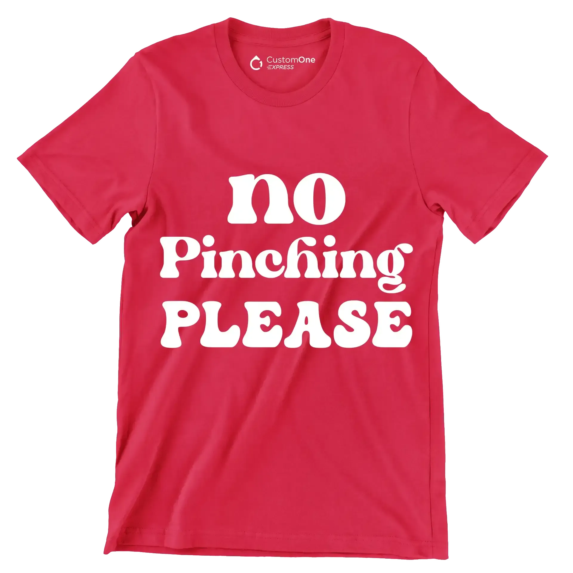No pinching please - St. Patrick's Day T-Shirt-Red-S-Custom One Express