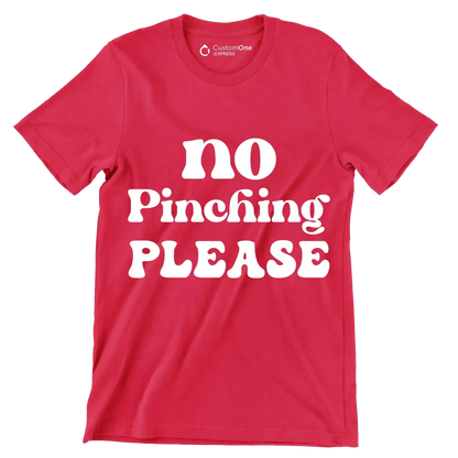 No pinching please - St. Patrick's Day T-Shirt-Red-S-Custom One Express