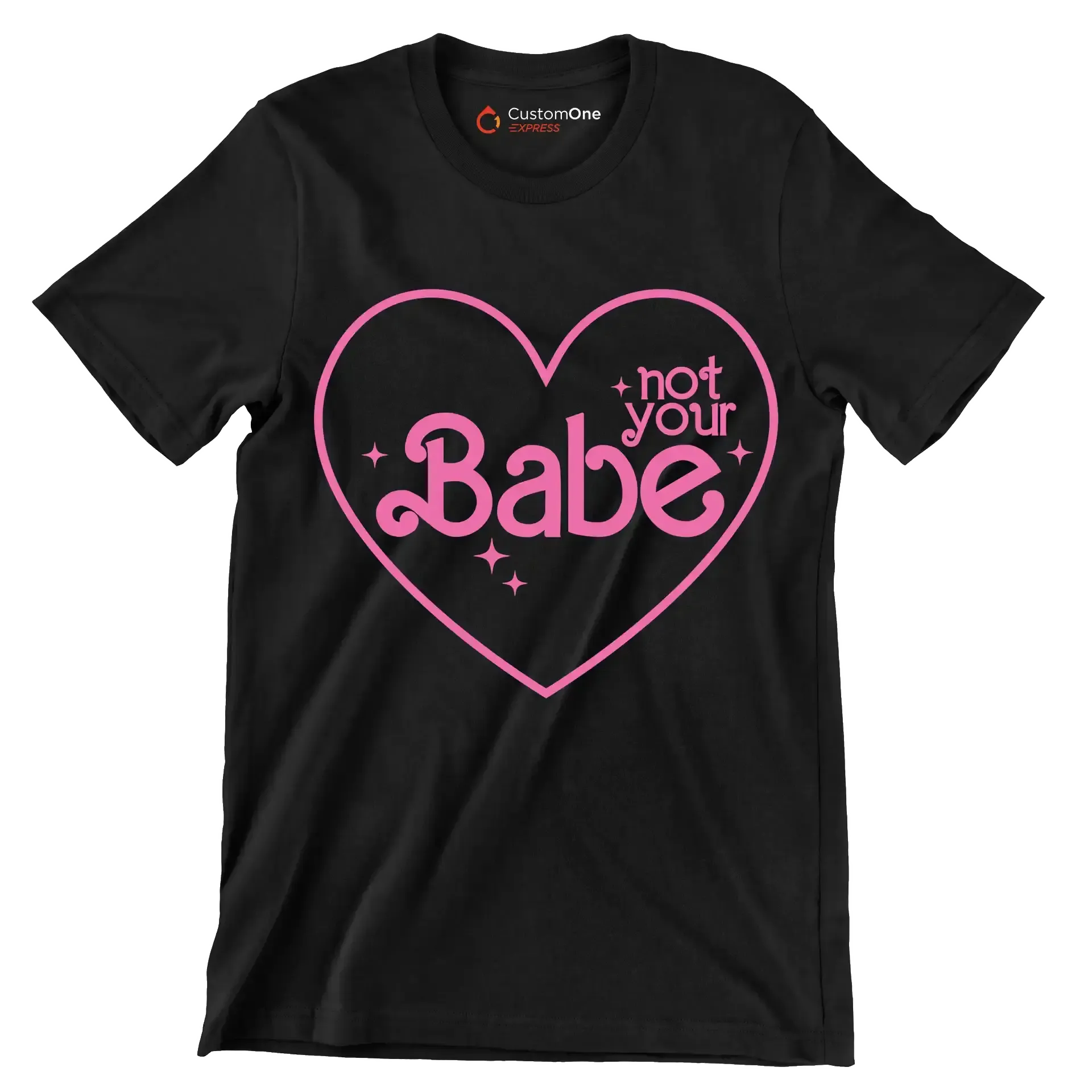 Not your babe - Retro Themed T-Shirt-Black-S-Custom One Express