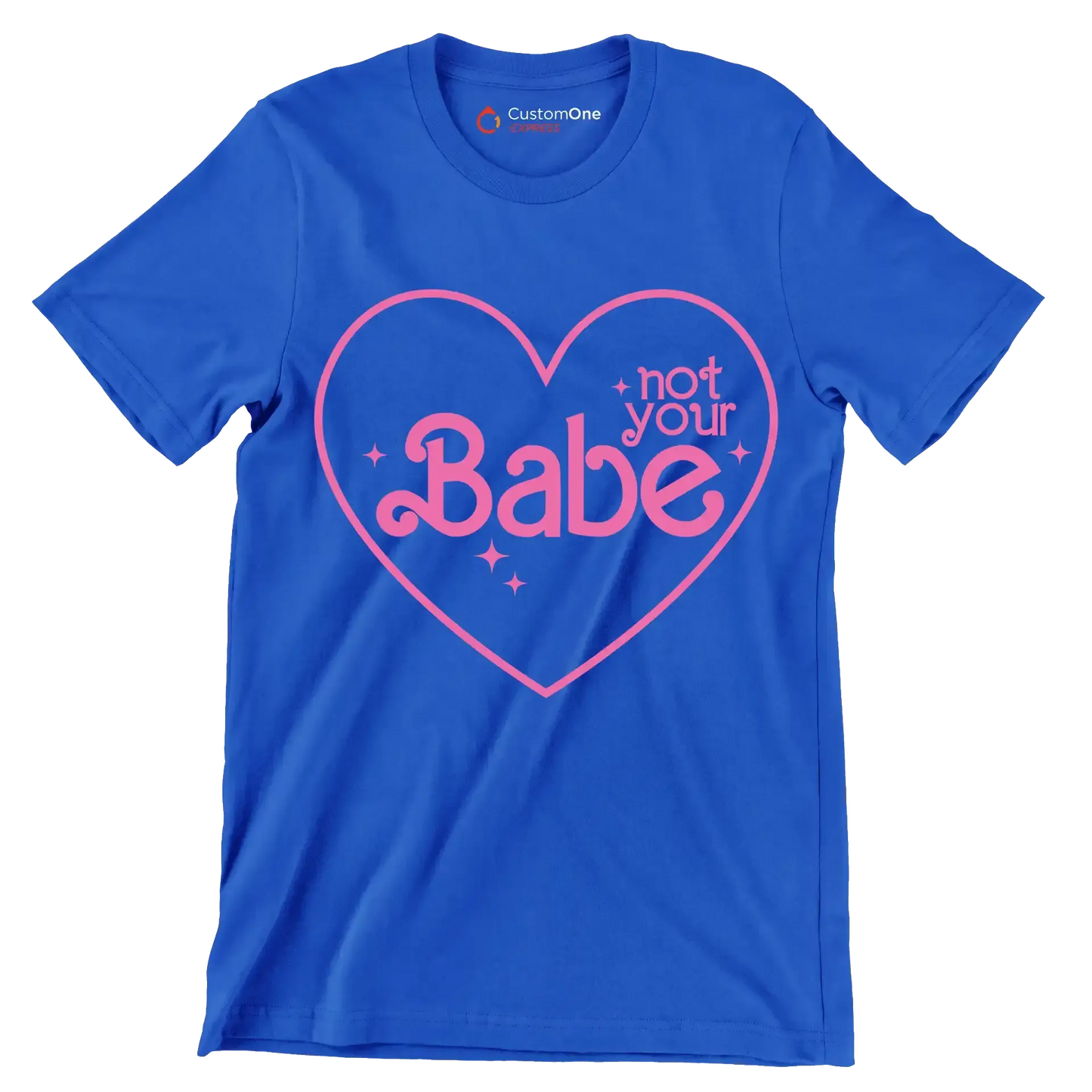 Not your babe - Retro Themed T-Shirt-Blue-S-Custom One Express