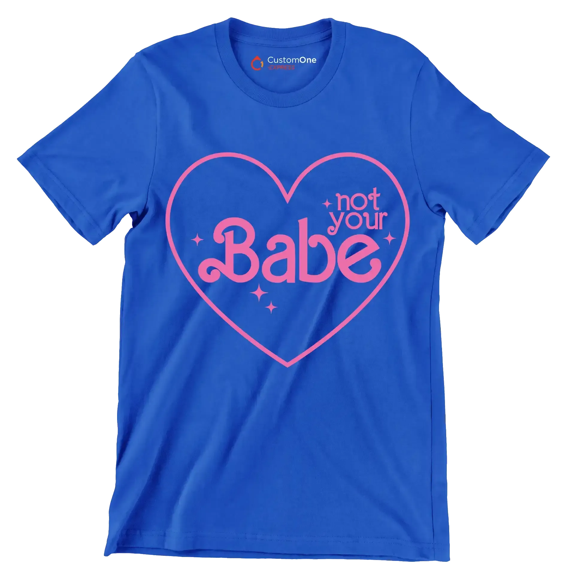 Not your babe - Retro Themed T-Shirt-Blue-S-Custom One Express