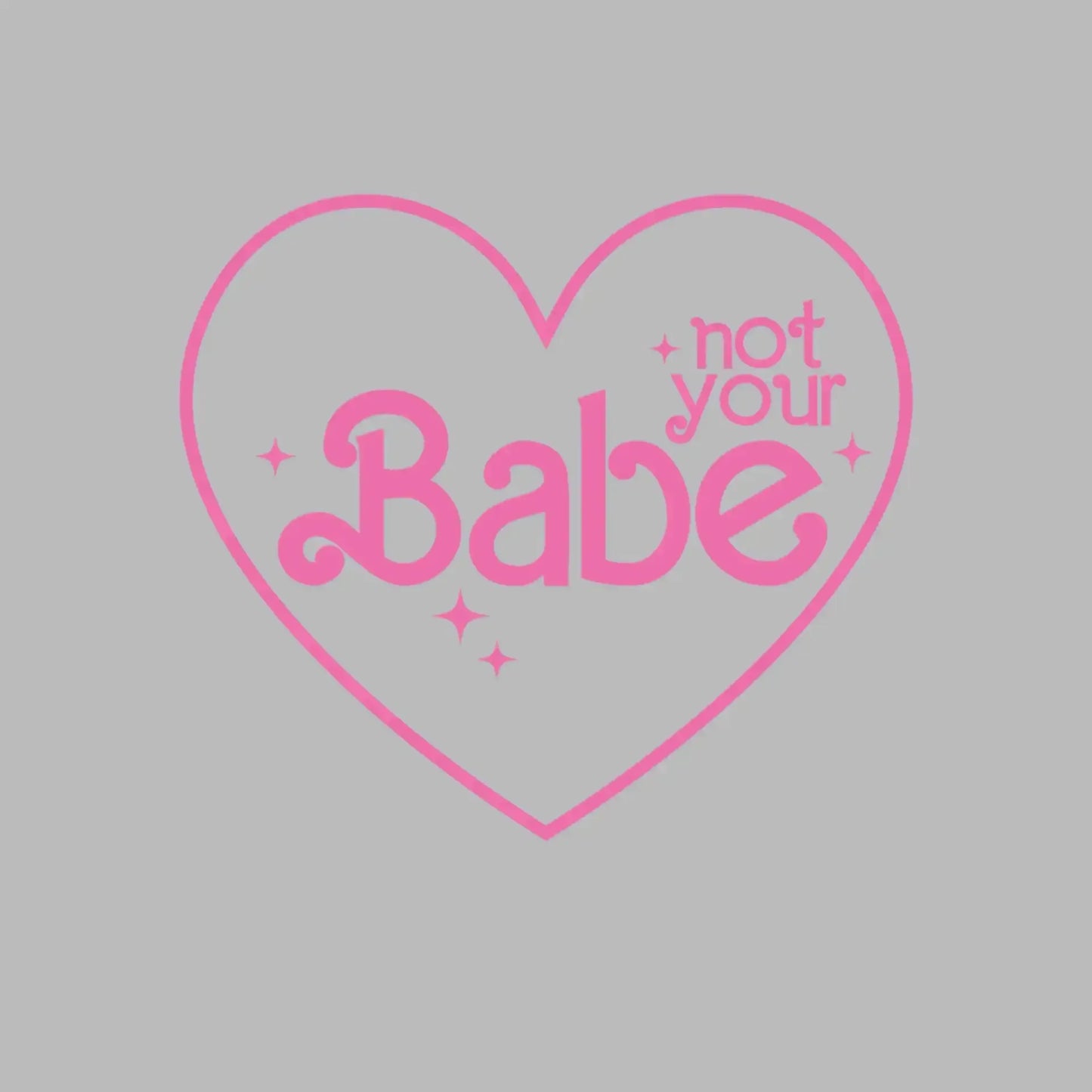 Not your babe - Retro Themed T-Shirt-Black-S-Custom One Express