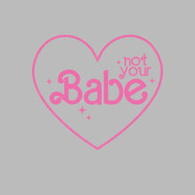 Not your babe - Retro Themed T-Shirt-Black-S-Custom One Express