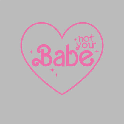 Not your babe - Retro Themed T-Shirt-Black-S-Custom One Express