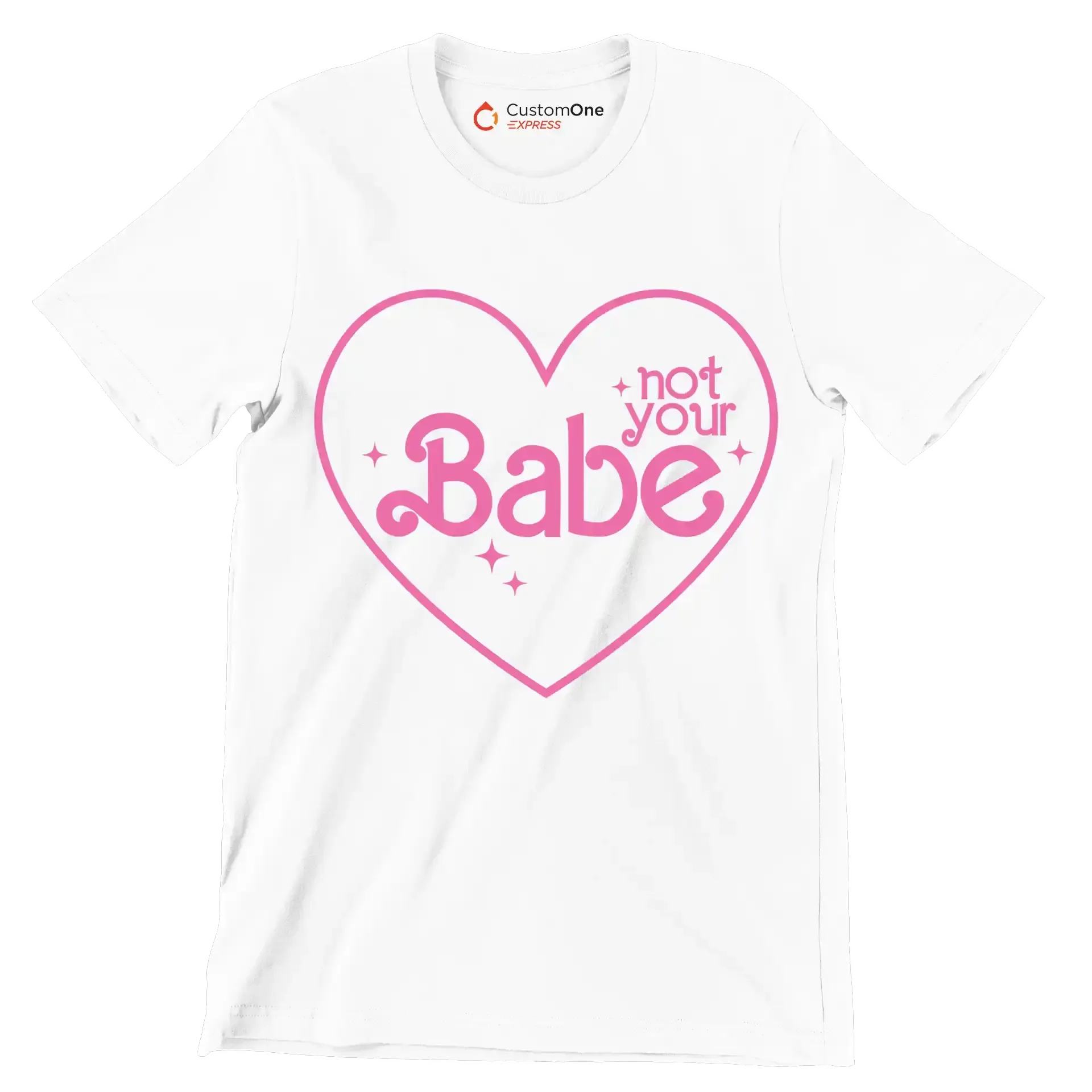 Not your babe - Retro Themed T-Shirt-White-S-Custom One Express