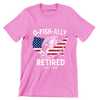 O-Fish-Ally retired est. 2025 - Retirement Themed T-Shirt-Pink-S-Custom One Express