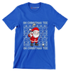 OH CHRISTMAS TEE! OH CHRISTMAS TEE! - Golf Themed T-Shirt-Blue-S-Custom One Express