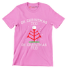 OH. CHRISTMAS TEE! OH. CHRISTMAS TEE! - Golf Themed T-Shirt-Pink-S-Custom One Express