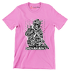ONE MAN ARMY ILLUSTRATION SOLDIER - Veterans Themed T-Shirt-Pink-S-Custom One Express
