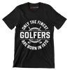 ONLY THE FINEST GOLFERS ARE BORN IN 1970 - Golf Themed T-Shirt-Black-S-Custom One Express