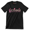 October Breast Cancer AwarenessMonth - Breast Cancer Awareness T-Shirt-Black-S-Custom One Express