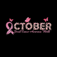 October Breast Cancer AwarenessMonth - Breast Cancer Awareness T-Shirt-Black-S-Custom One Express