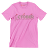 October Breast Cancer AwarenessMonth - Breast Cancer Awareness T-Shirt-Pink-S-Custom One Express