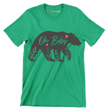 Oh Baby - Mother’s Day T-Shirt-Green-S-Custom One Express