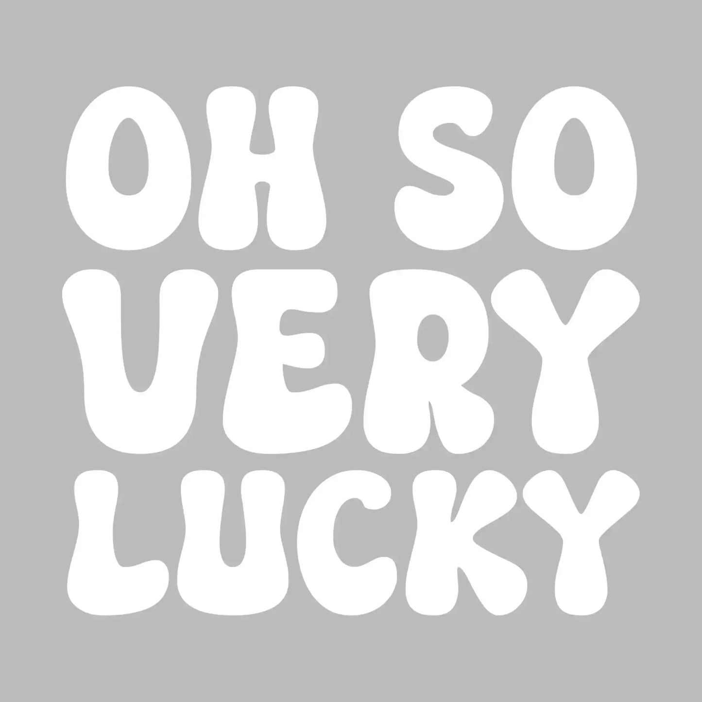 Oh So Very Lucky - St. Patrick's Day T-Shirt-Black-S-Custom One Express