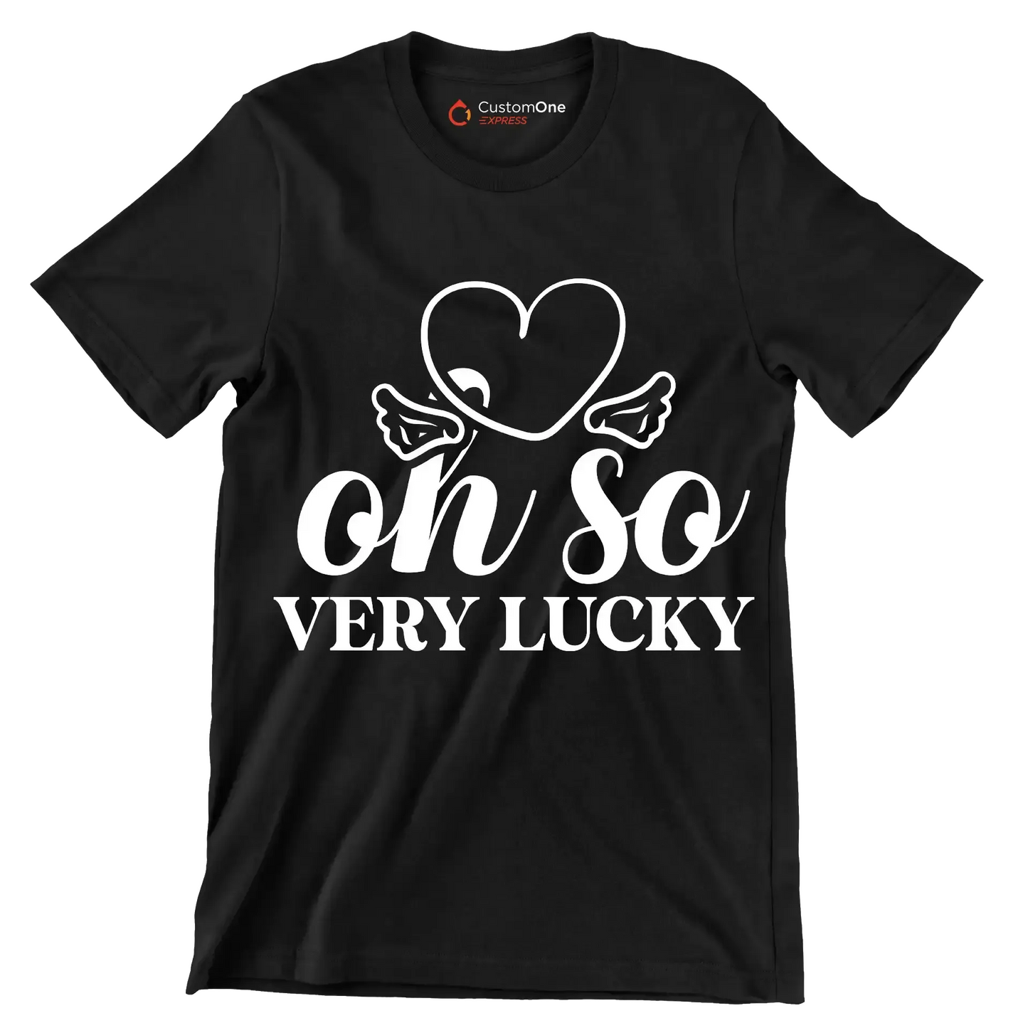 Oh so Very Lucky - St. Patrick's Day T-Shirt-Black-S-Custom One Express