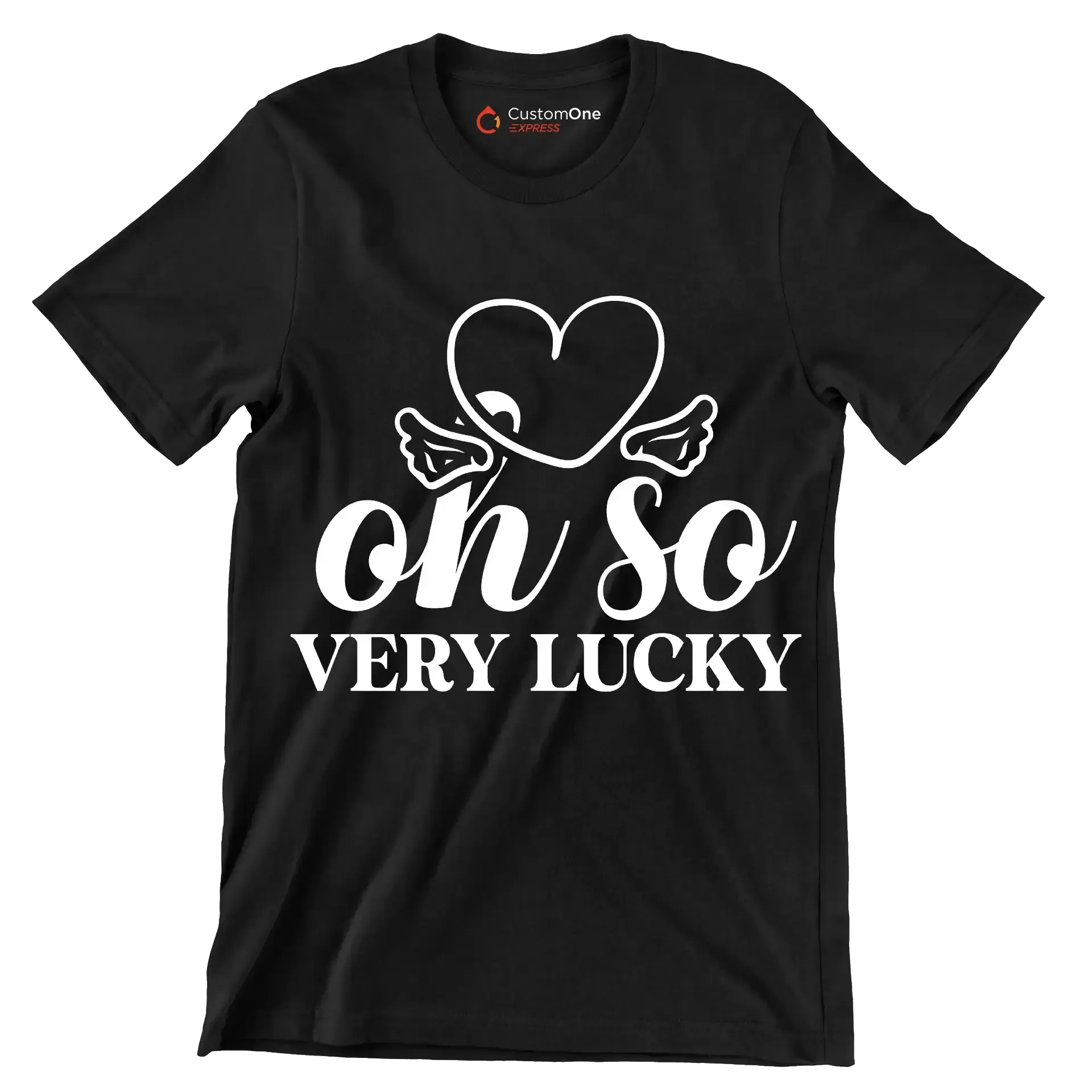 Oh so Very Lucky - St. Patrick's Day T-Shirt-Black-S-Custom One Express