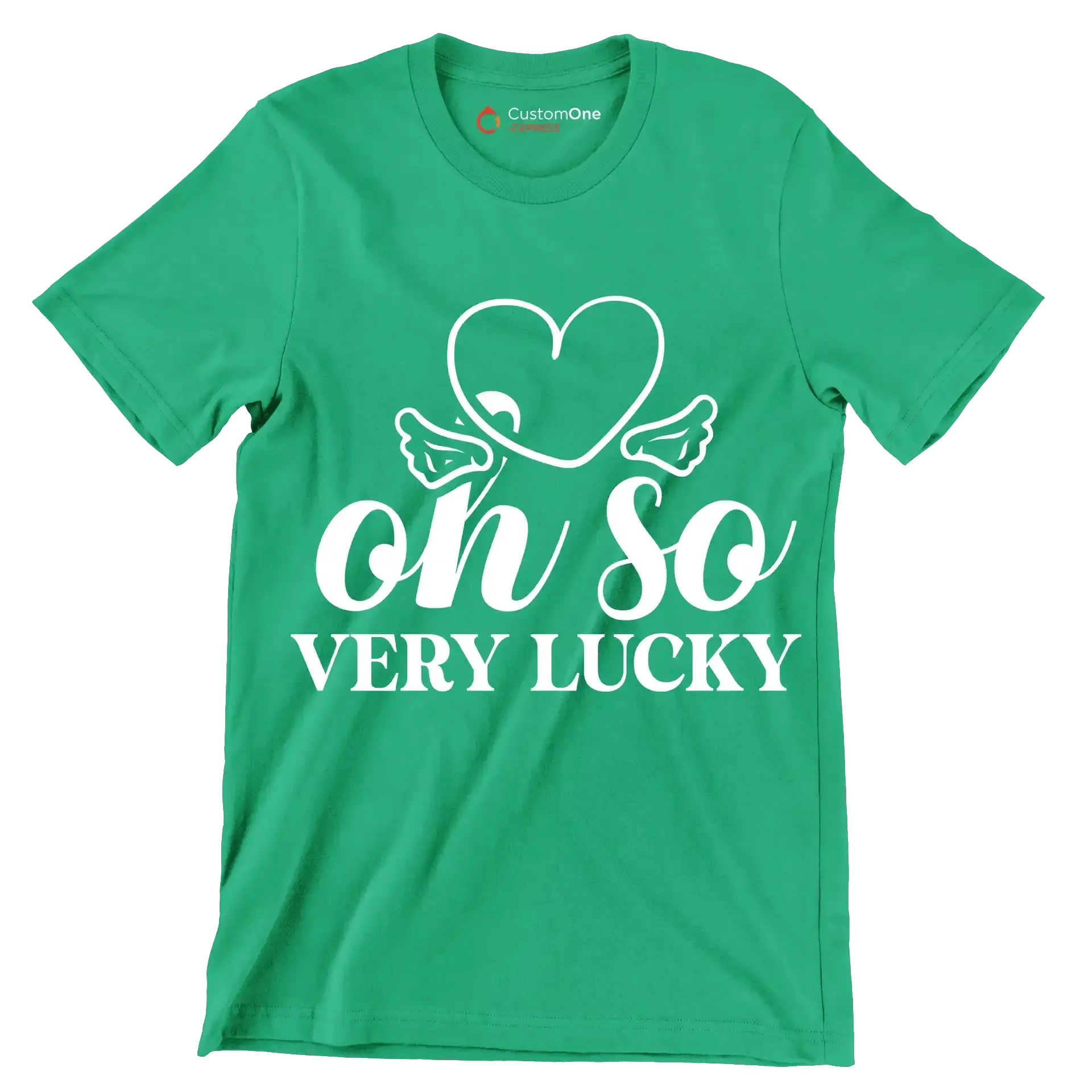 Oh so Very Lucky - St. Patrick's Day T-Shirt-Green-S-Custom One Express