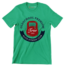 Old School Premium Elite Fitness Club - Gym Themed T-Shirt-Green-S-Custom One Express