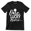 One Lucky Mama - St. Patrick's Day T-Shirt-Black-S-Custom One Express