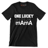 One Lucky Mama - St. Patrick's Day T-Shirt-Black-S-Custom One Express