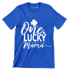 One Lucky Mama - St. Patrick's Day T-Shirt-Blue-S-Custom One Express