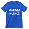 One Lucky Mama - St. Patrick's Day T-Shirt-Blue-S-Custom One Express