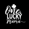 One Lucky Mama - St. Patrick's Day T-Shirt-Black-S-Custom One Express