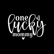 One Lucky Mommy - St. Patrick's Day T-Shirt-Black-S-Custom One Express