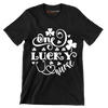 One Lucky Nurse - St. Patrick's Day T-Shirt-Black-S-Custom One Express