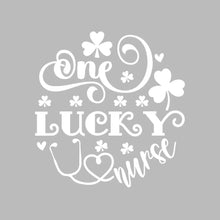 One Lucky Nurse - St. Patrick's Day T-Shirt-Black-S-Custom One Express
