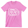 One Lucky Sister - St. Patrick's Day T-Shirt-Pink-S-Custom One Express