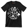 One Lucky Teacher - St. Patrick's Day T-Shirt-Black-S-Custom One Express