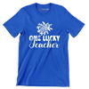 One Lucky Teacher - St. Patrick's Day T-Shirt-Blue-S-Custom One Express