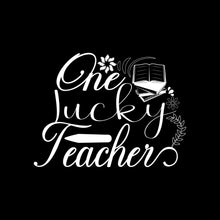 One Lucky Teacher - St. Patrick's Day T-Shirt-Black-S-Custom One Express