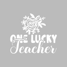 One Lucky Teacher - St. Patrick's Day T-Shirt-Black-S-Custom One Express