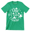 One Lucky Teacher - St. Patrick's Day T-Shirt-Green-S-Custom One Express