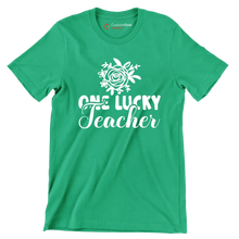 One Lucky Teacher - St. Patrick's Day T-Shirt-Green-S-Custom One Express