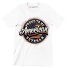 PROUD TO BE AMERICAN VETERAN - Veterans Themed T-Shirt-White-S-Custom One Express