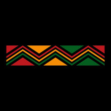 Pan-African Zigzag Pattern - Martin Luther King T-Shirt-Black-S-Custom One Express