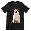 Parson_Russell_Terrier - Dog Themed T-Shirt-Black-S-Custom One Express