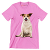 Parson_Russell_Terrier - Dog Themed T-Shirt-Pink-S-Custom One Express