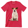 Parson_Russell_Terrier - Dog Themed T-Shirt-Red-S-Custom One Express