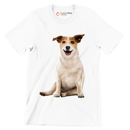 Parson_Russell_Terrier - Dog Themed T-Shirt-White-S-Custom One Express
