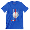 Patriotic Golf Flag - Golf Themed T-Shirt-Blue-S-Custom One Express