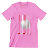 Patriotic Golf Flag - Golf Themed T-Shirt-Pink-S-Custom One Express