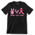 Peace Love Cure - Breast Cancer Awareness T-Shirt-Black-S-Custom One Express