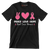 Peace Love Hope Breasy Cancer Awareness - Breast Cancer Awareness T-Shirt-Black-S-Custom One Express