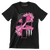 Pegcine cross - Breast Cancer Awareness T-Shirt-Black-S-Custom One Express