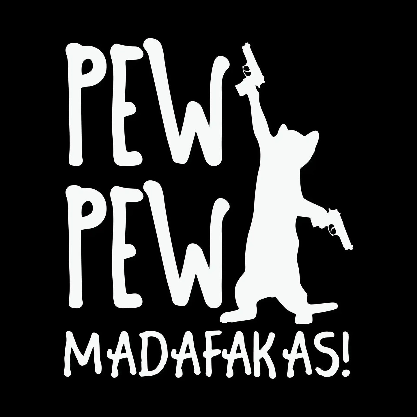 Pew Madafakas Cats Summer Pew - Cat Themed T-Shirt-Black-S-Custom One Express